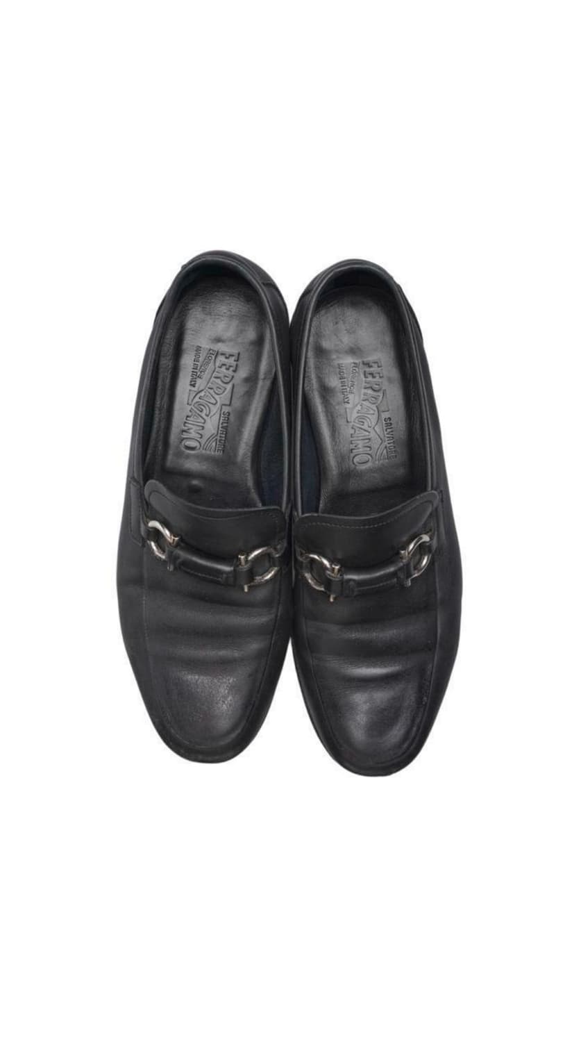 페라가모 더블 간치니 블랙 은장 로퍼 265 상품이미지2