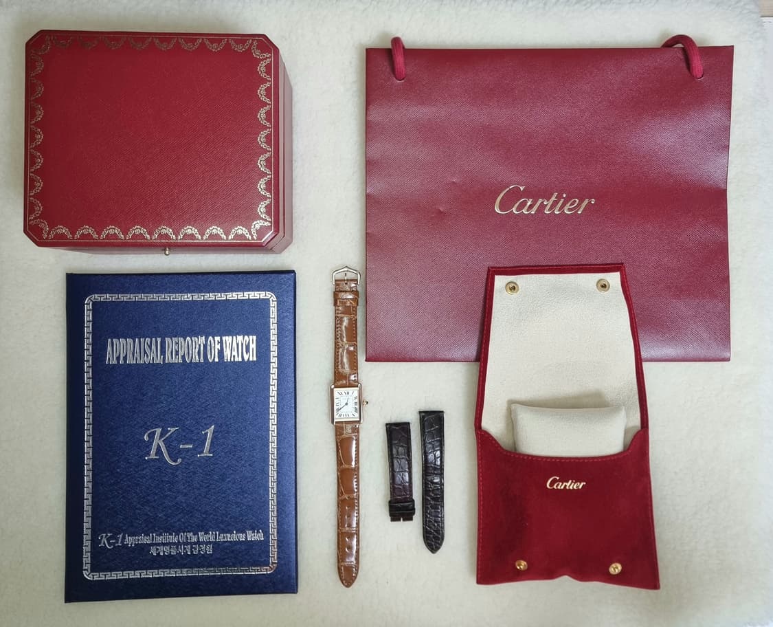 까르띠에 탱크솔로 18K 로즈골드 SM 시계 (남녀공용) 19년 상품이미지9