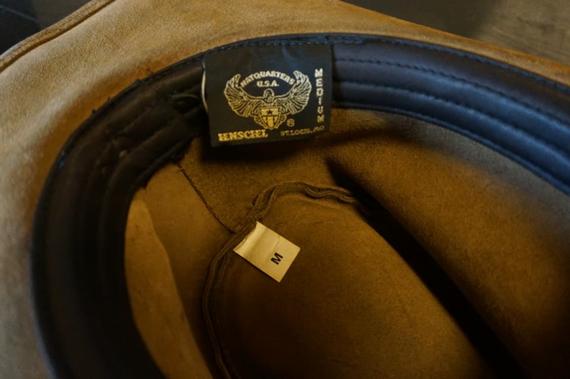 henschel leather hat(USA made) 상품이미지9