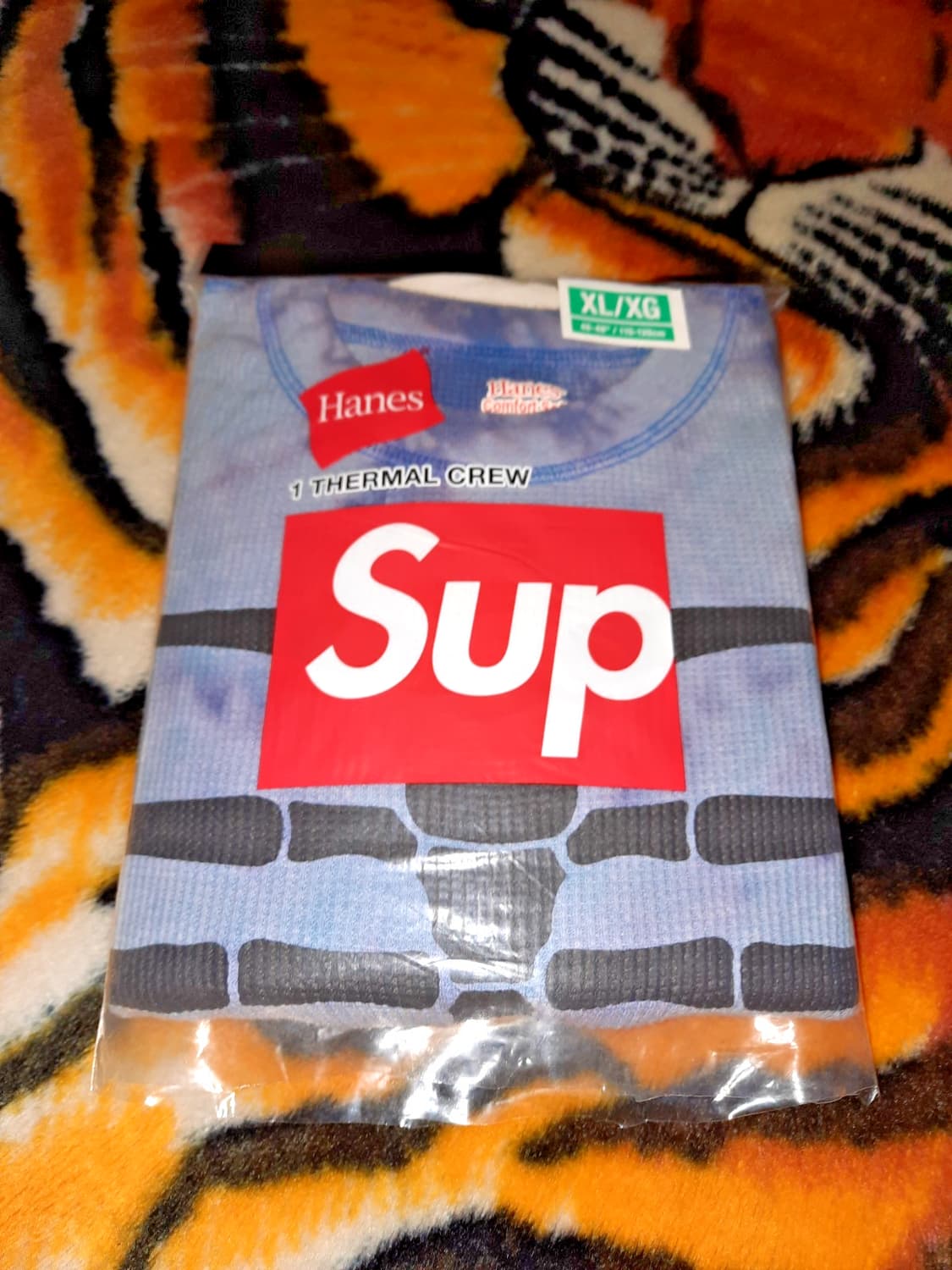 슈프림 헤인즈 본즈 써멀 크루 타이 다이 롱슬리브 티셔츠 상품이미지7