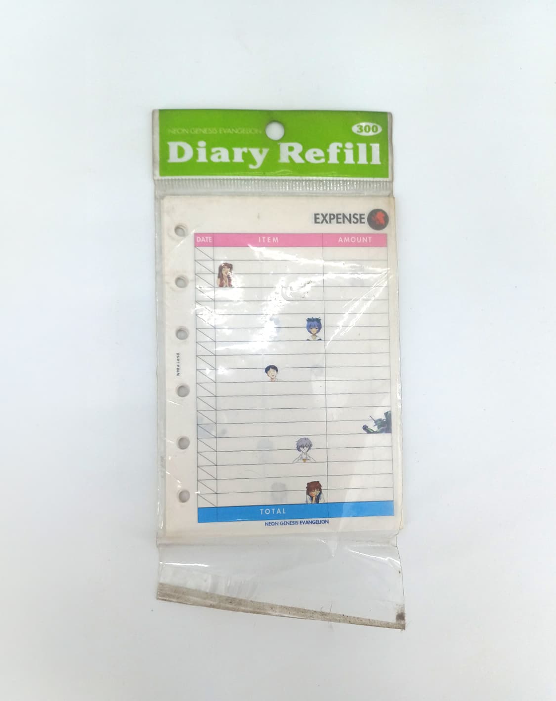 레트로 빈티지 고전문구 6공 다이어리 속지 에반게리온 아스카 레이 상품이미지4