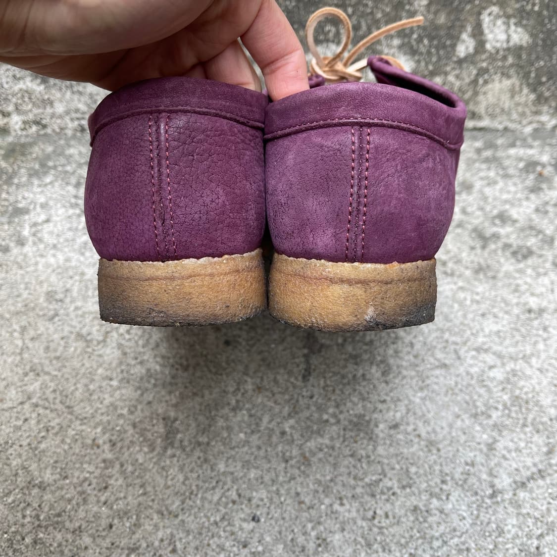 [245] 클락스 왈라비 PURPLE made in italy 상품이미지5