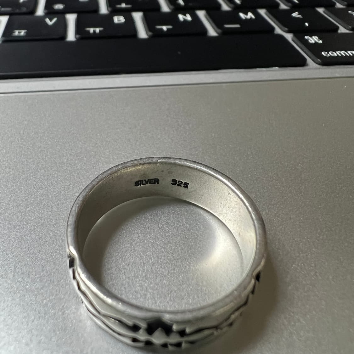 925 silver navajo pattern ring 상품이미지4