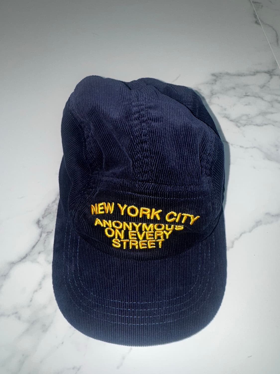 자라 네이비 코듀로이 캡모자 M 상품이미지1