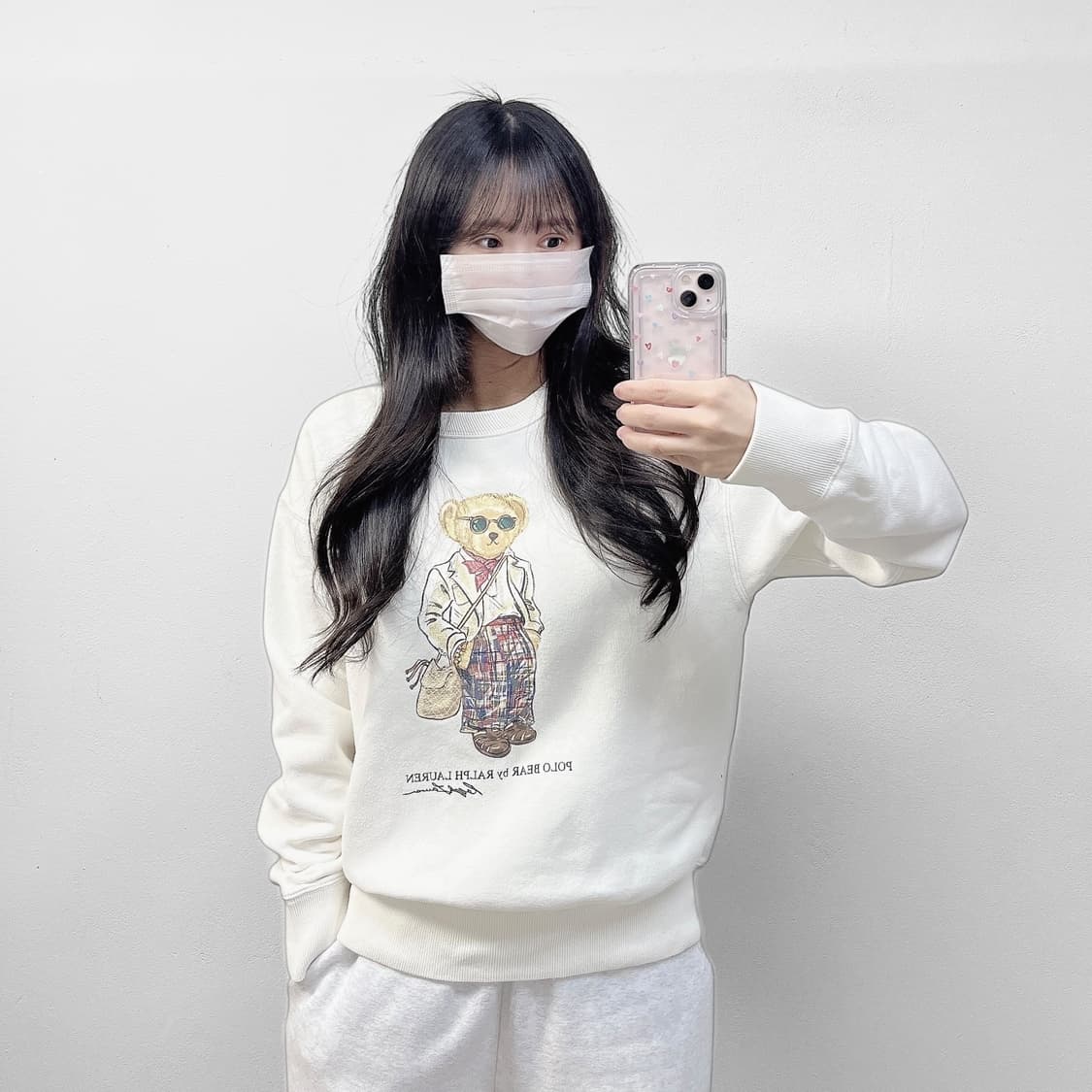 폴로 랄프로렌 베어 플리스 크루넥 맨투맨 상품이미지1