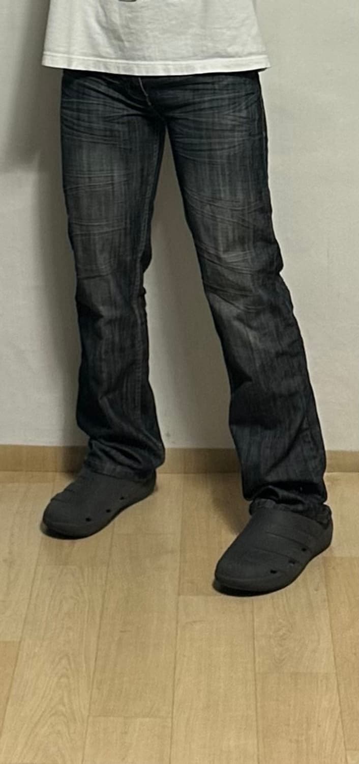 디젤 프린팅 자수 데님 팬츠 상품이미지4