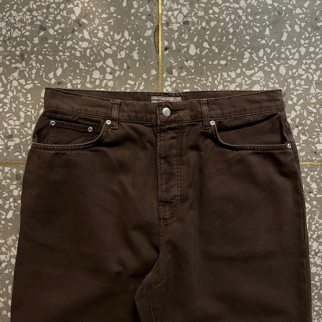 스투시 big ol jean 브라운 상품이미지4