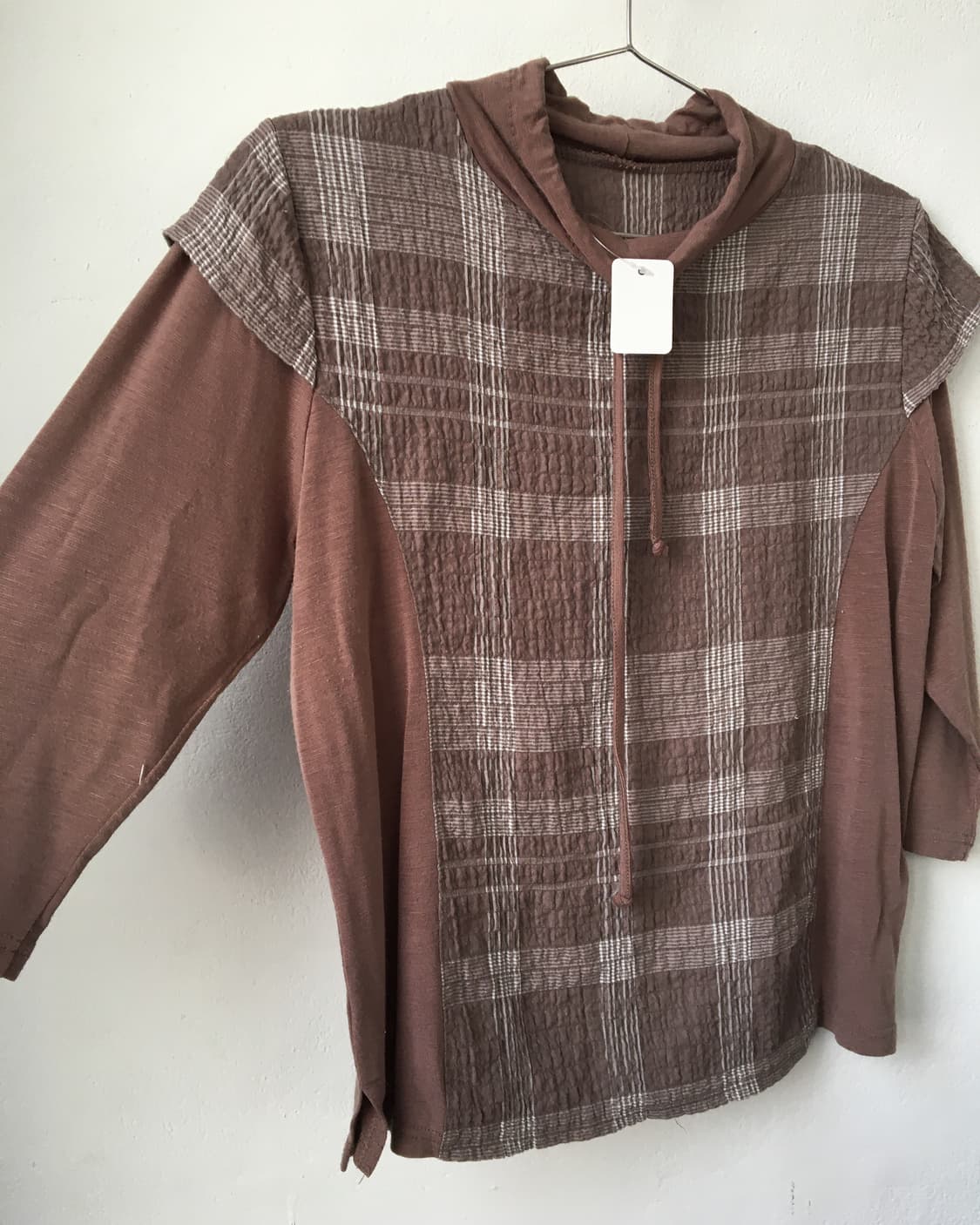 Layered point high neck sleeve 상품이미지4