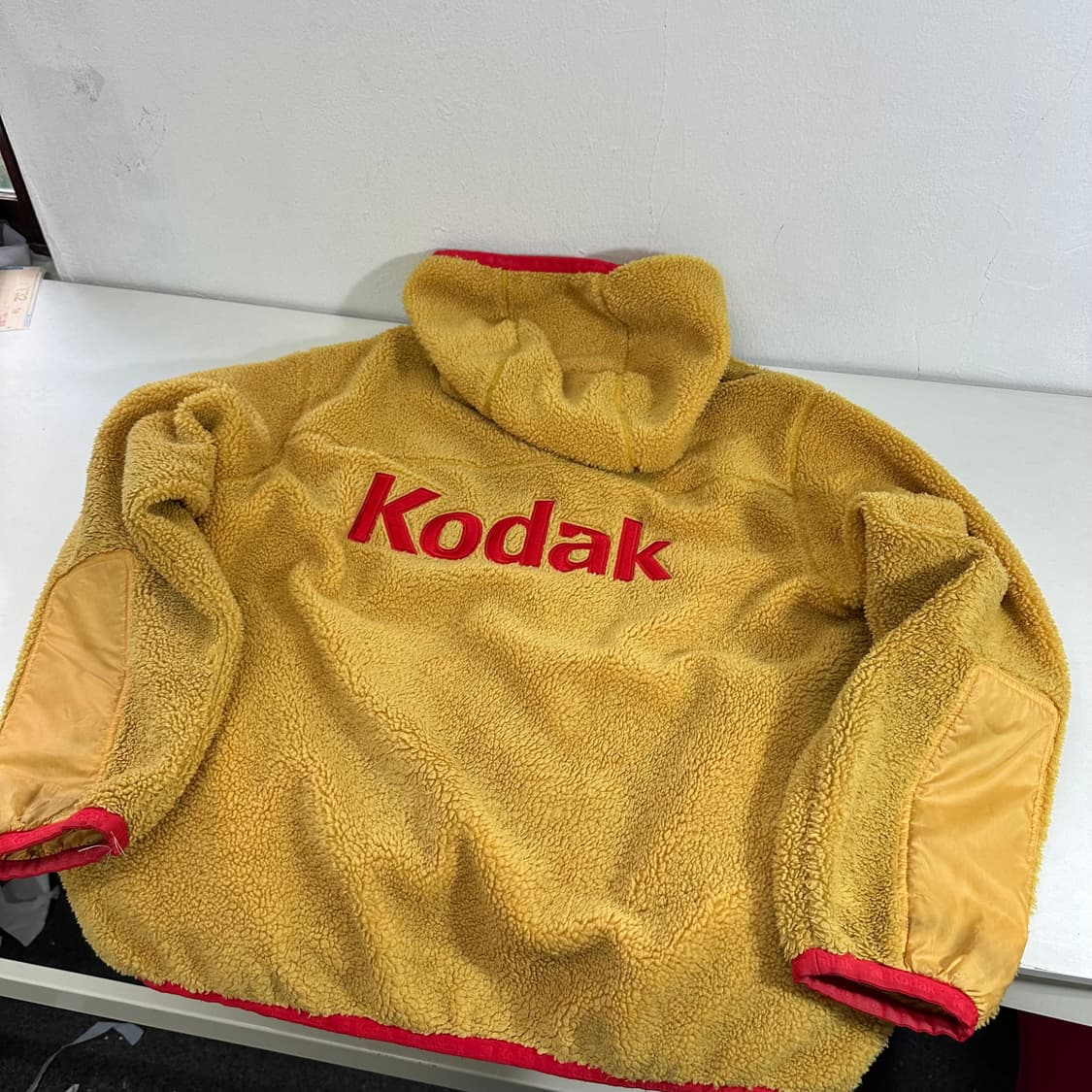 L KODAK 코닥 머스타드 후리스자켓 상품이미지1