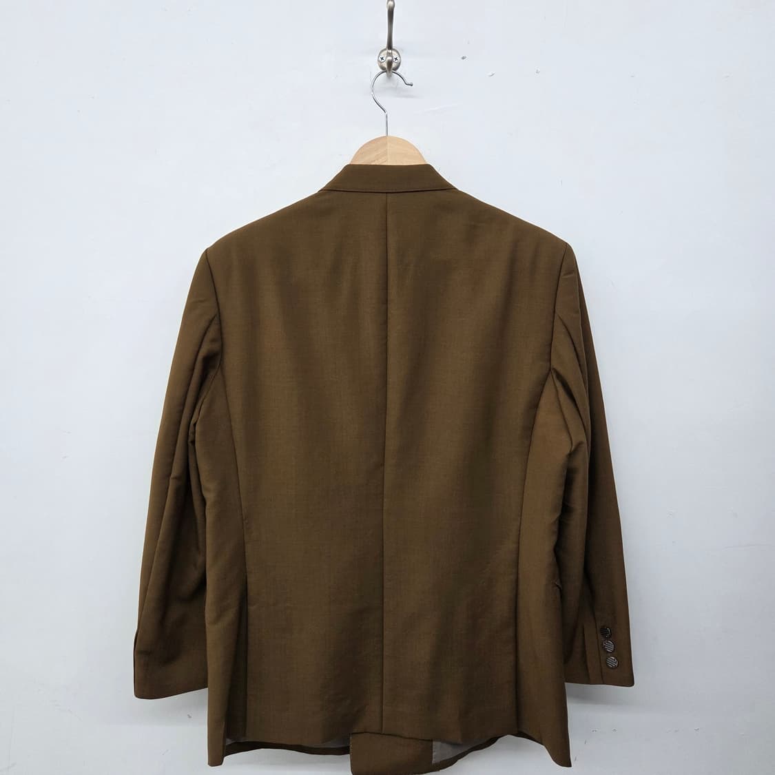 랑방 브라운 더블버튼 클래식 블레이저 남L 상품이미지4