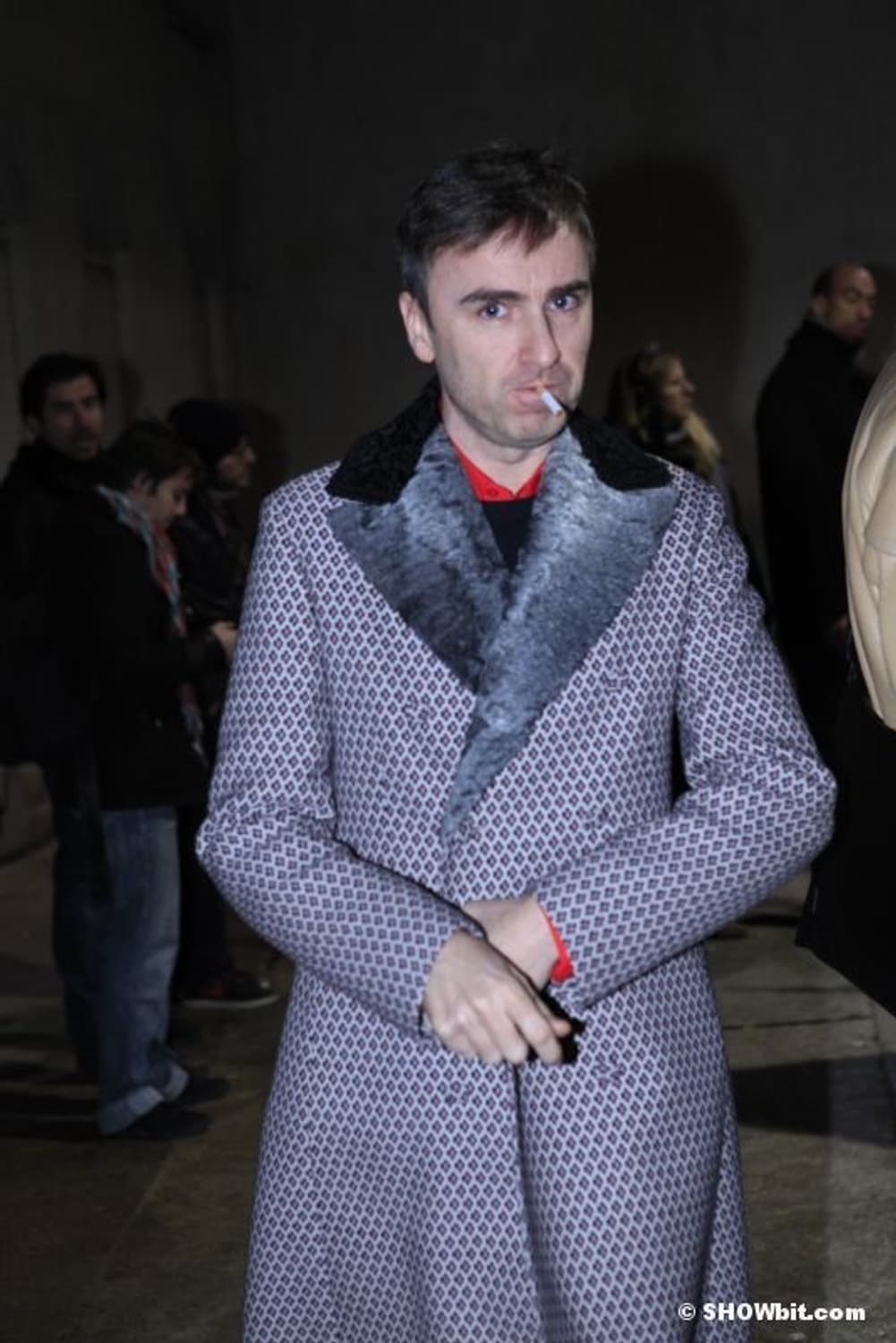 프라다 2012fw 빌런 블랙 코트 상품이미지1