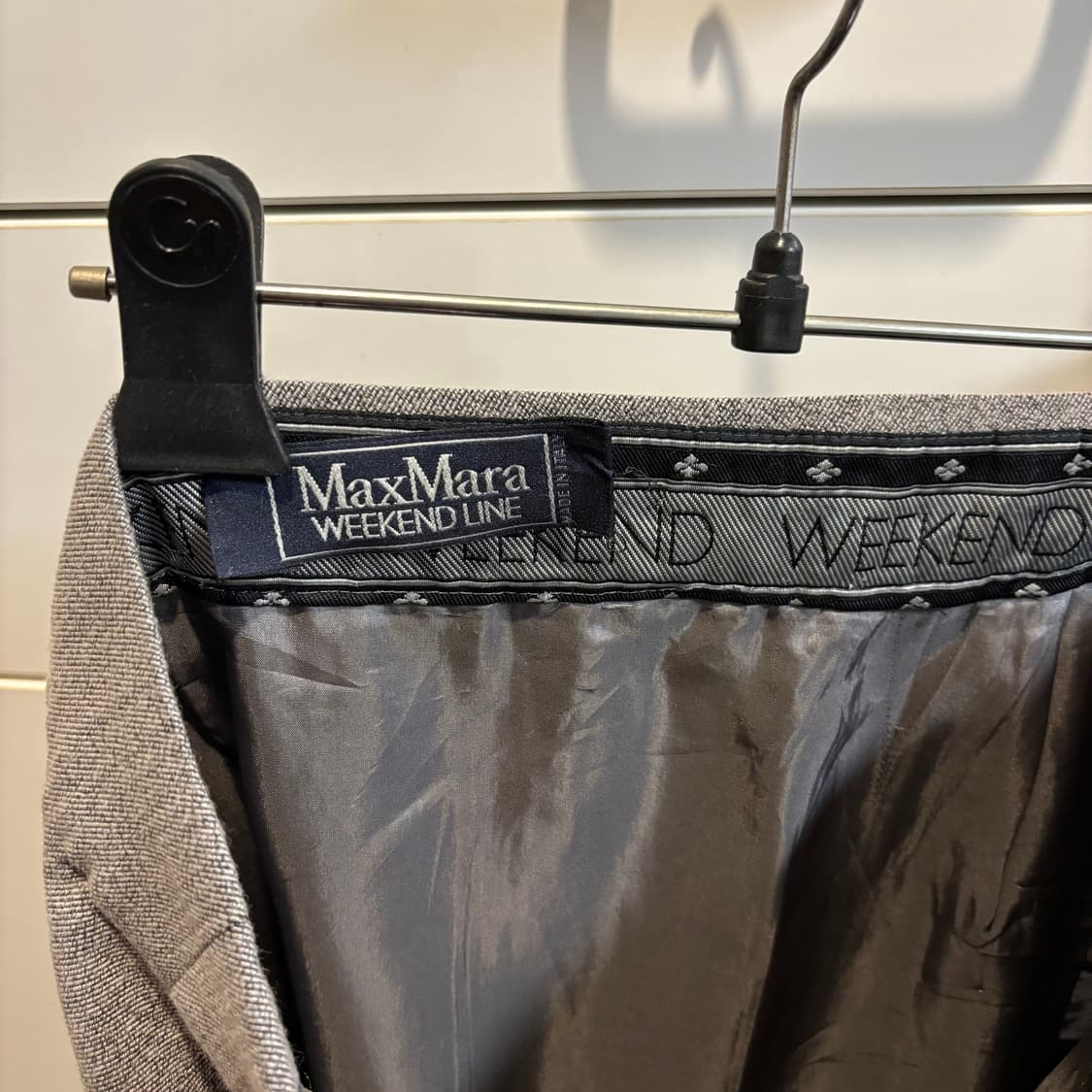 MaxMara WEEKEND 막스마라 그레이 미디 스커트 상품이미지4