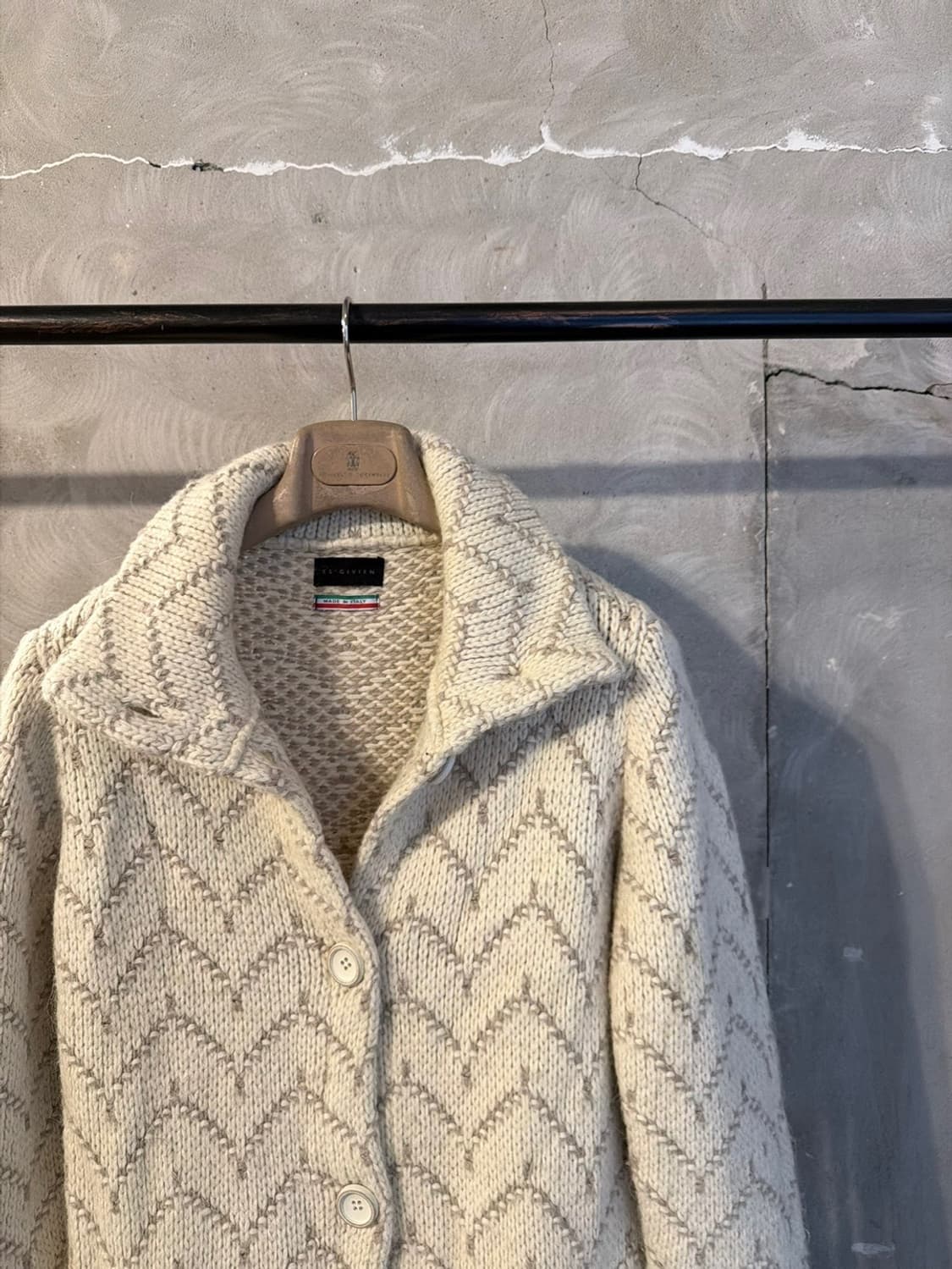 에스 기비엔 알파카 가디건 55~66 상품이미지3