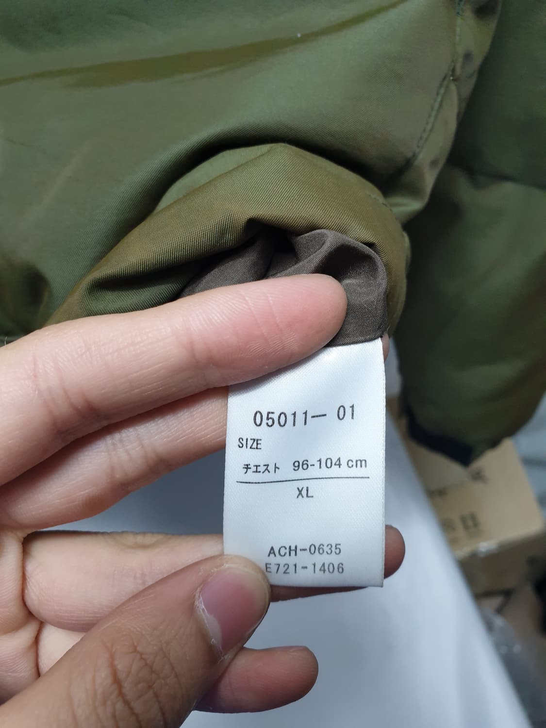 칼하트 후드 패딩 자켓 올리브 카키 xl 상품이미지7