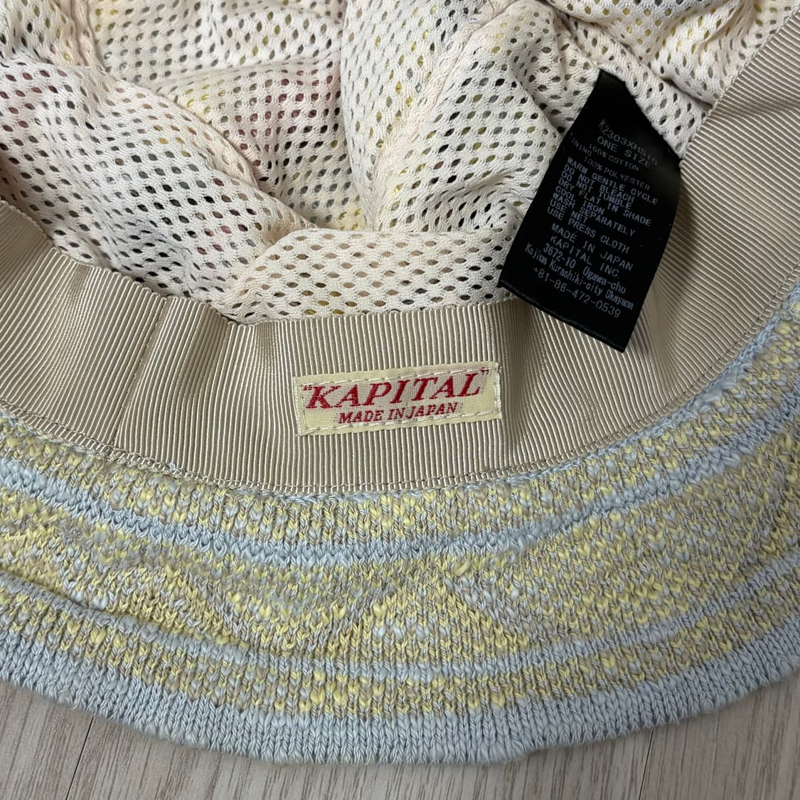 캐피탈 7G 니트 가우디 벙거지 버킷햇 상품이미지3