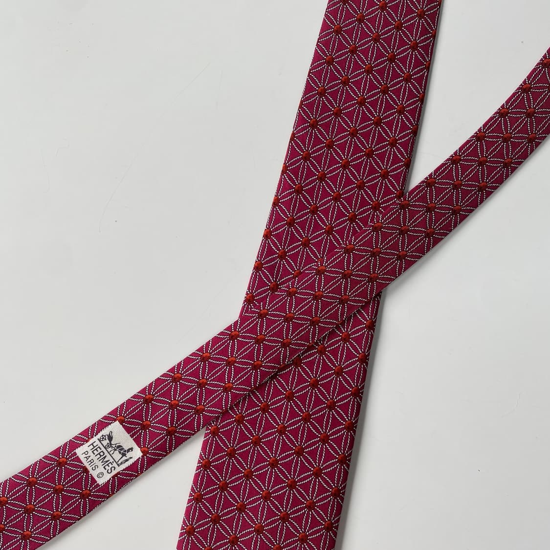 에르메스(HERMES) 명품 정품 넥타이 7.7cm 상품이미지4