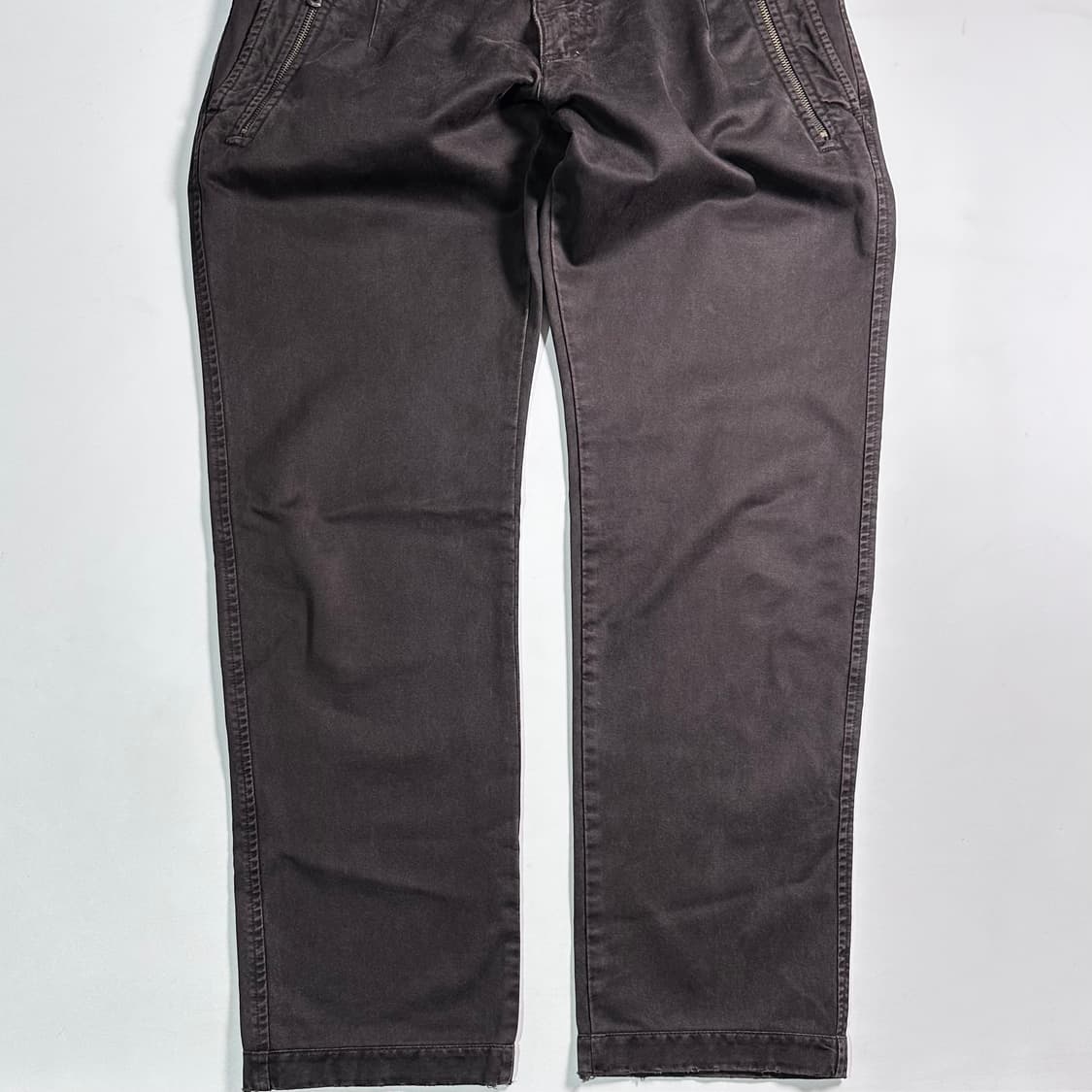 돌체 앤 가바나 다크브라운 디테일 코튼 팬츠  상품이미지3