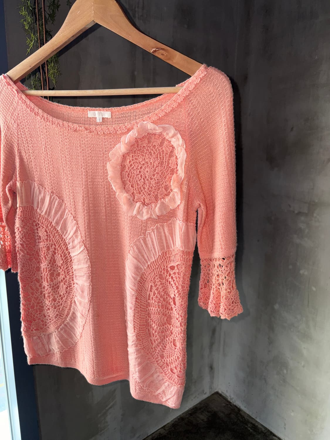 Crochet hlaf knit 상품이미지1