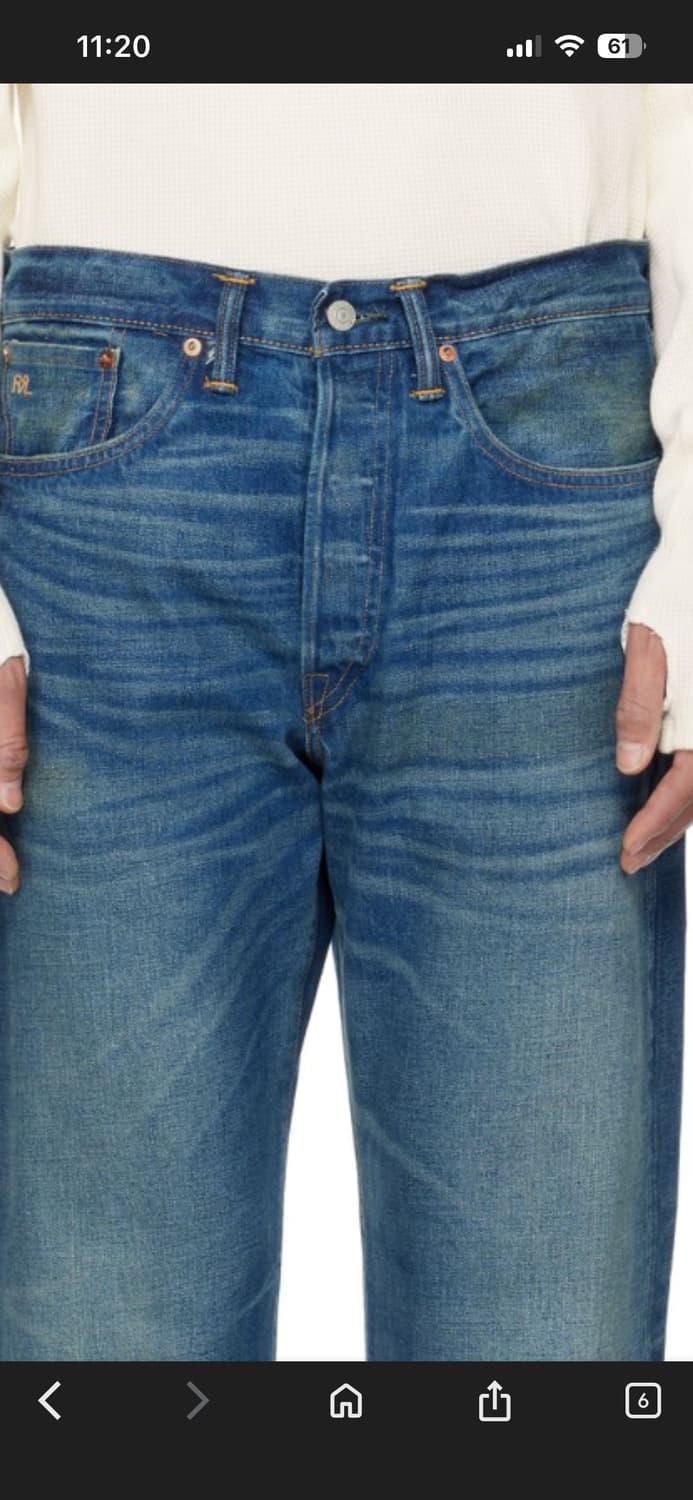 택포53) RRL 더블알엘 빈티지파이브포켓 그랜드폴스 30x32 상품이미지9