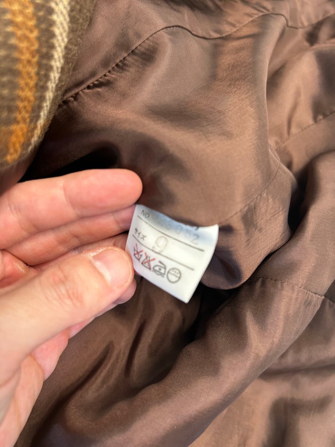 체크 숏 빈티지 자켓 상품이미지7