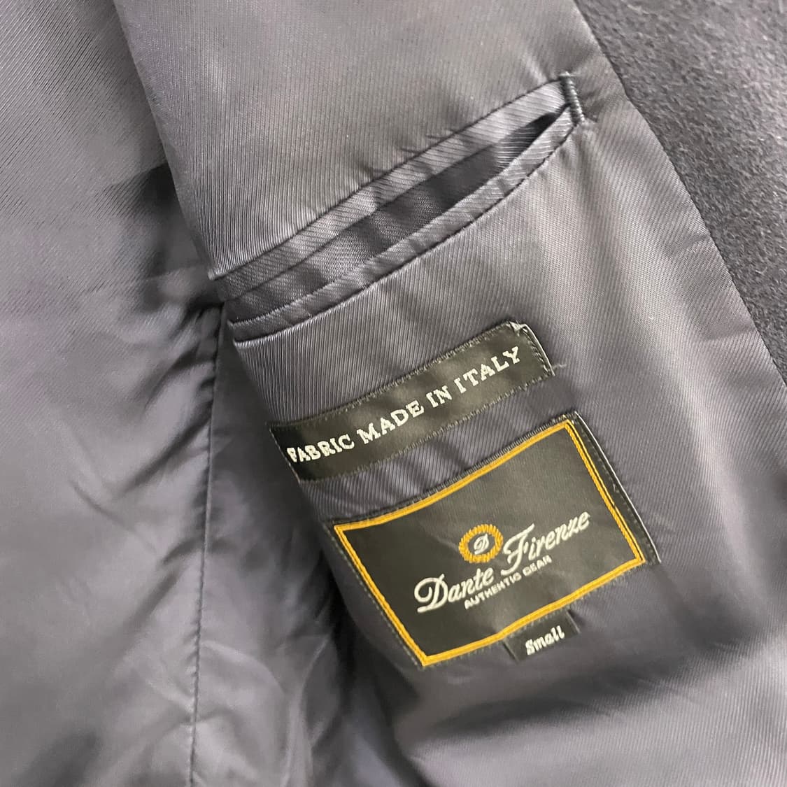 캐시미어 더블 네이비 블레이저 상품이미지4