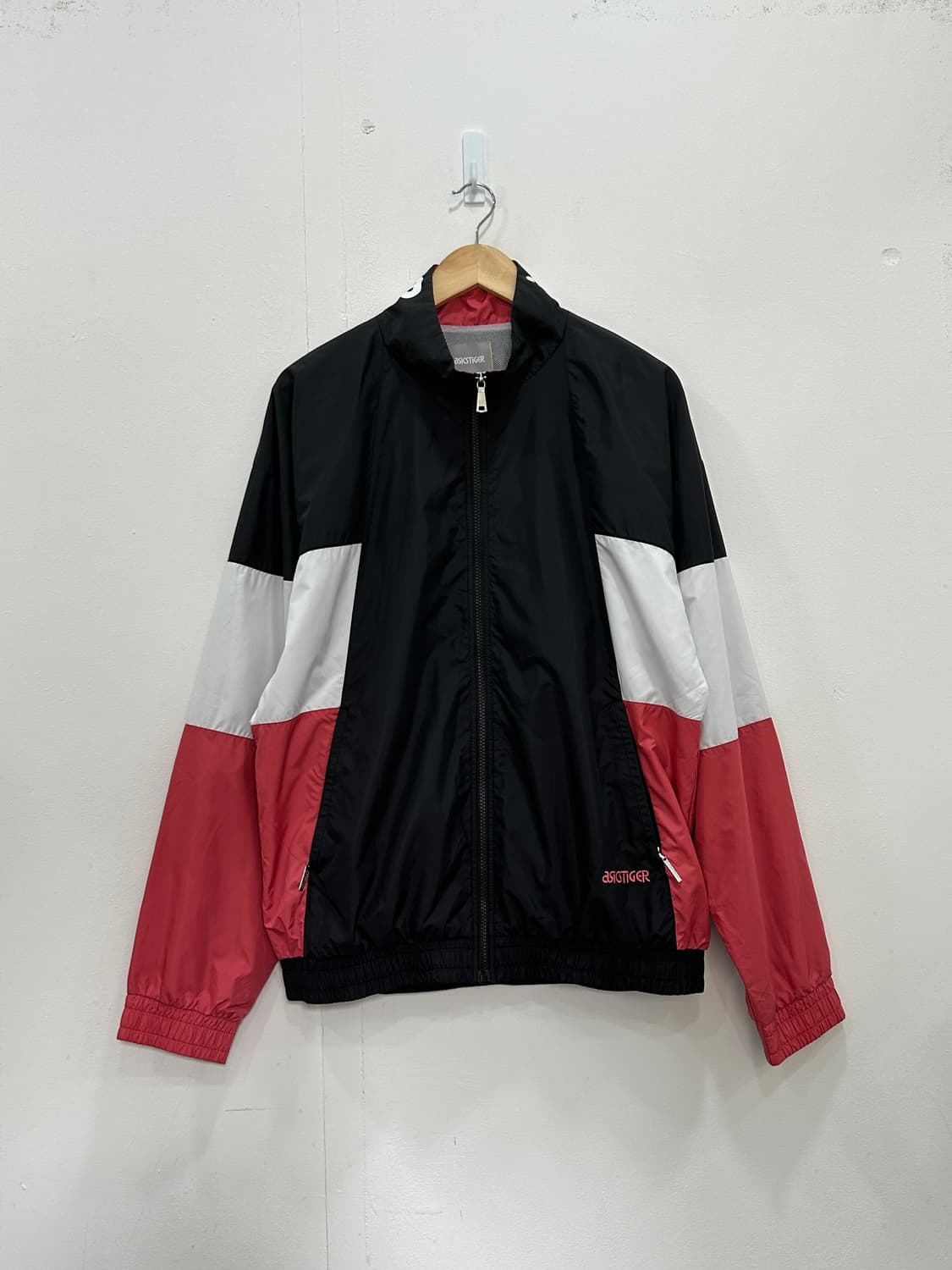 아식스타이거 올드스쿨 Y2K 바람막이 집업 점퍼 오버핏 M 상품이미지4