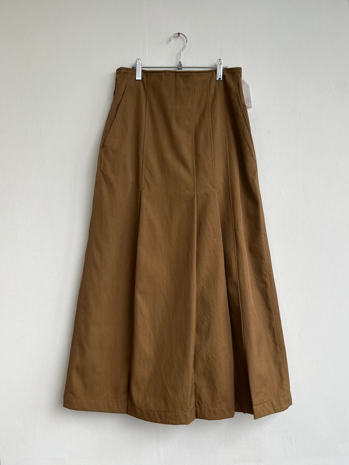 Vintage Camel Flare Long Skirt 상품이미지1