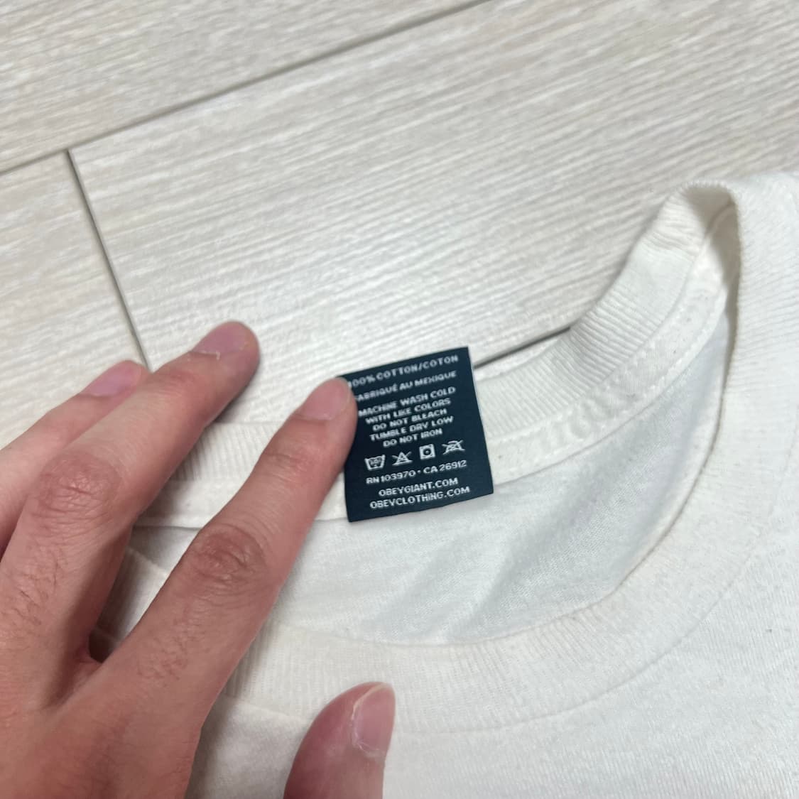 100 90s 오베이 반팔티 상품이미지2