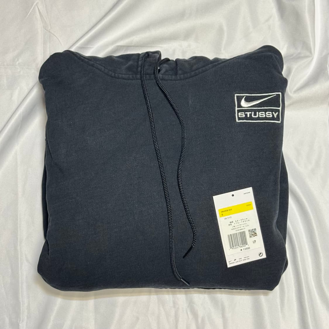 [S] 나이키 x 스투시 NRG RA 워시드 풀오버 후드 블랙 상품이미지9