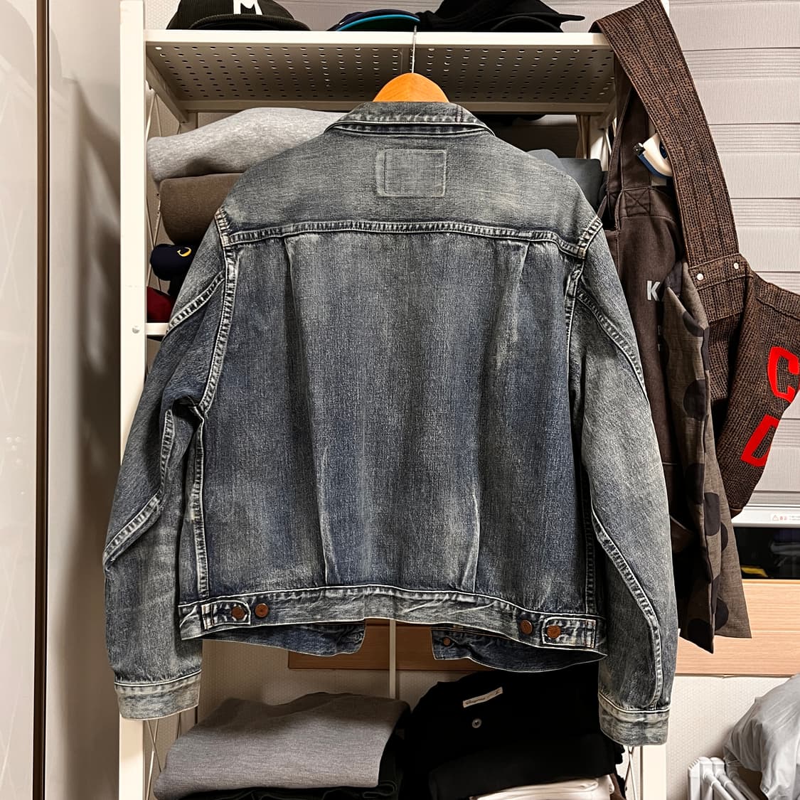 [03] CONTEXT-005 프론트 턱 데님 자켓 상품이미지2