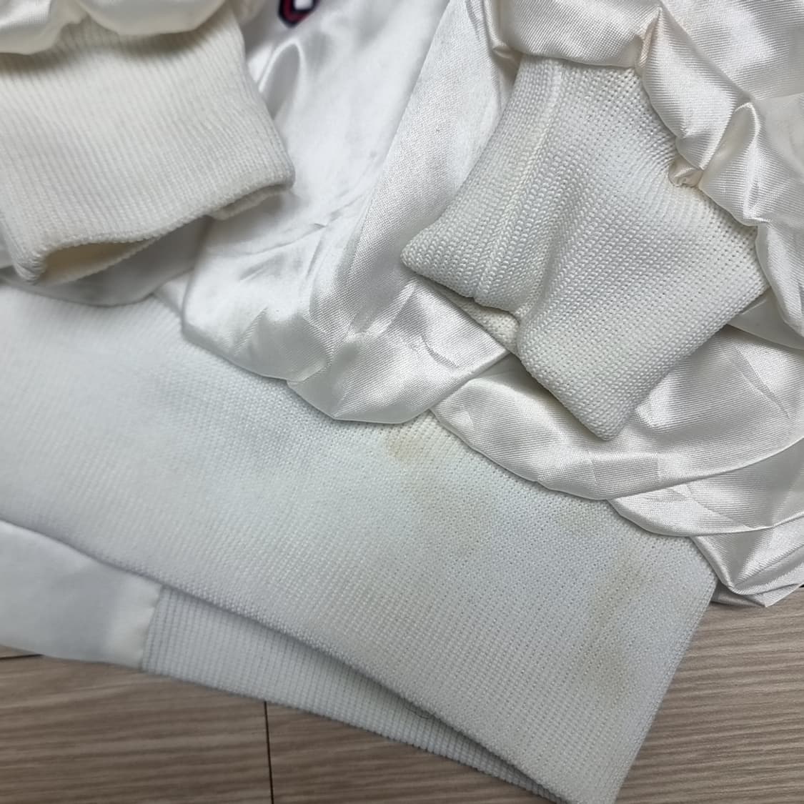 80-90s 미제 USA 미군 미해병대 화이트 사틴 자켓(46) 상품이미지7