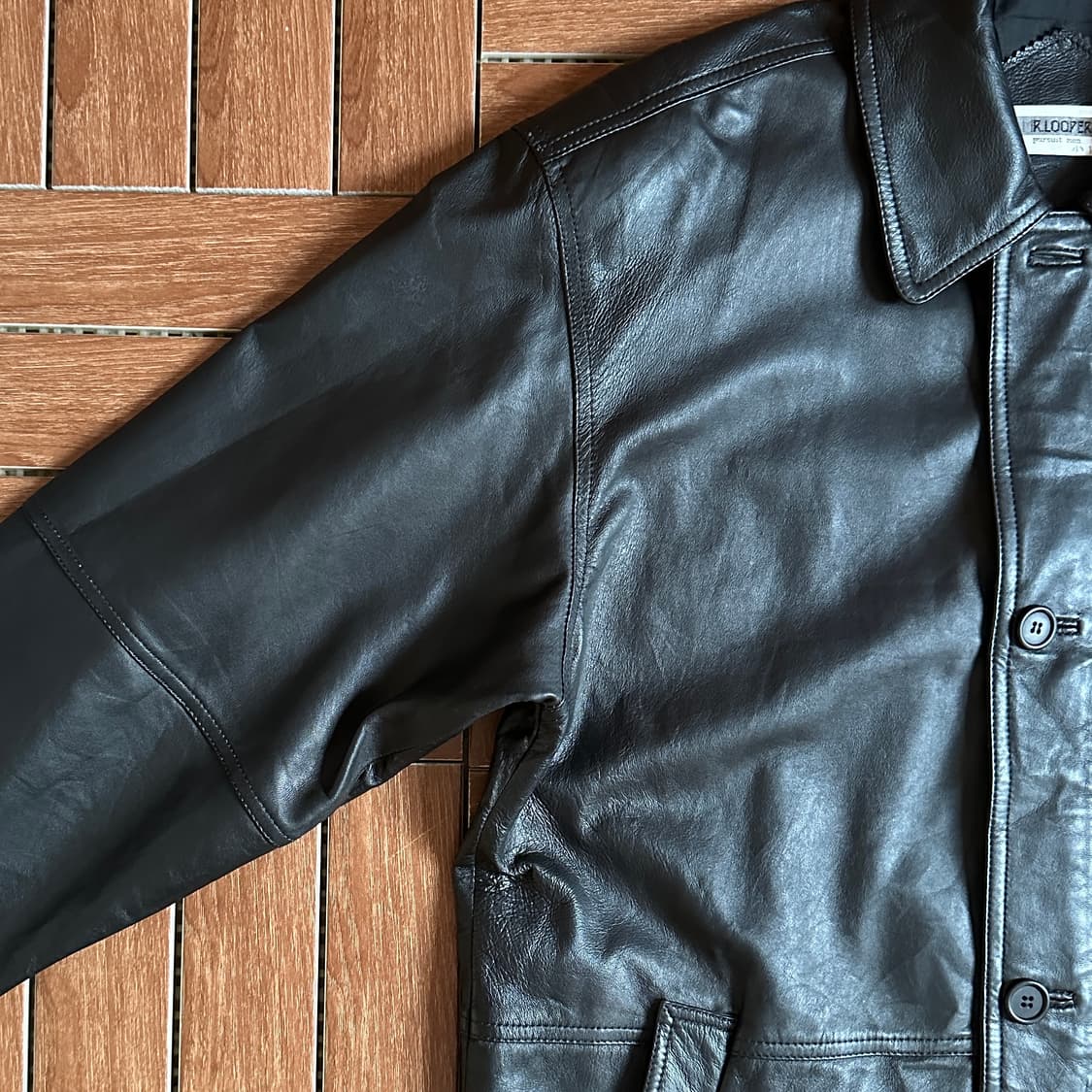 Mr. Looper sheep skin leather car coat 상품이미지3