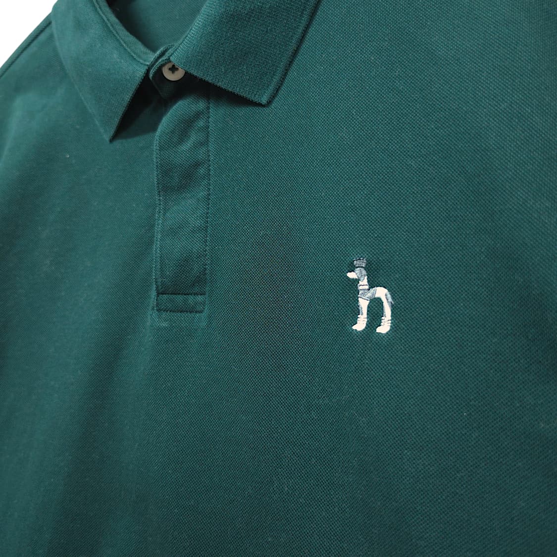 [105] 헤지스 딥 그린 퍼피 코튼 PK 반팔 카라티셔츠 상품이미지4