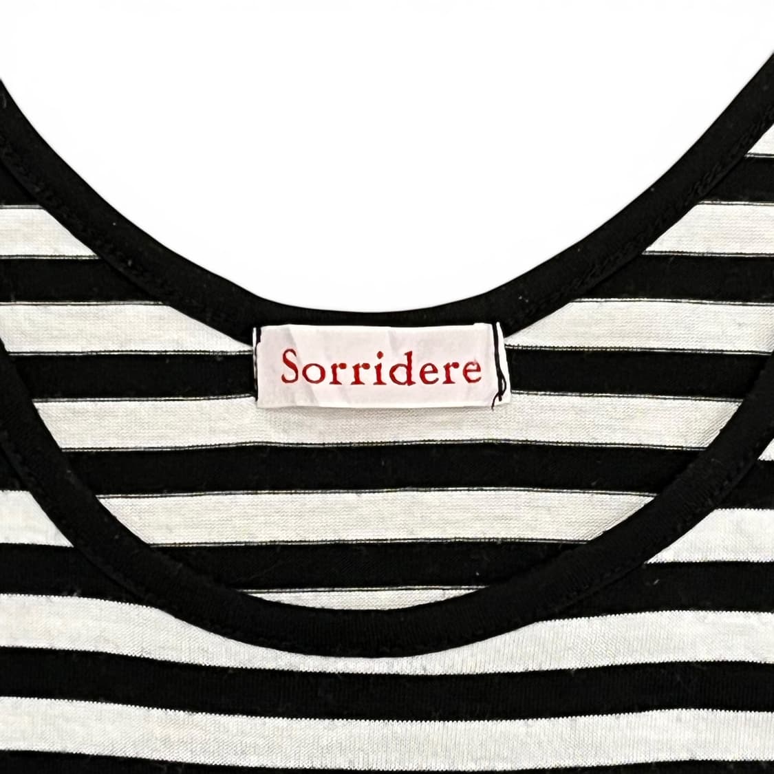 Cotton Stripe Lace Sleeveless Top 상품이미지7