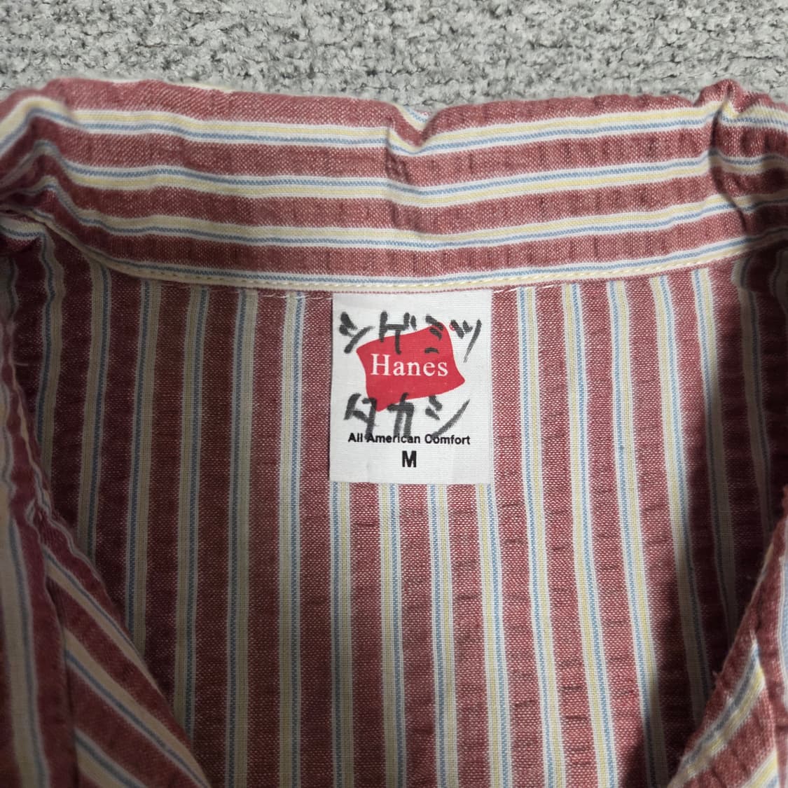 Hanes 헤인즈 7부 린넨 셔츠 L(100) 상품이미지4