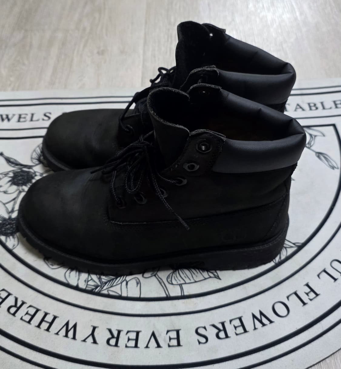 (225~230)팀버랜드 6인치 워터푸르프 블랙 여성부츠 상품이미지1