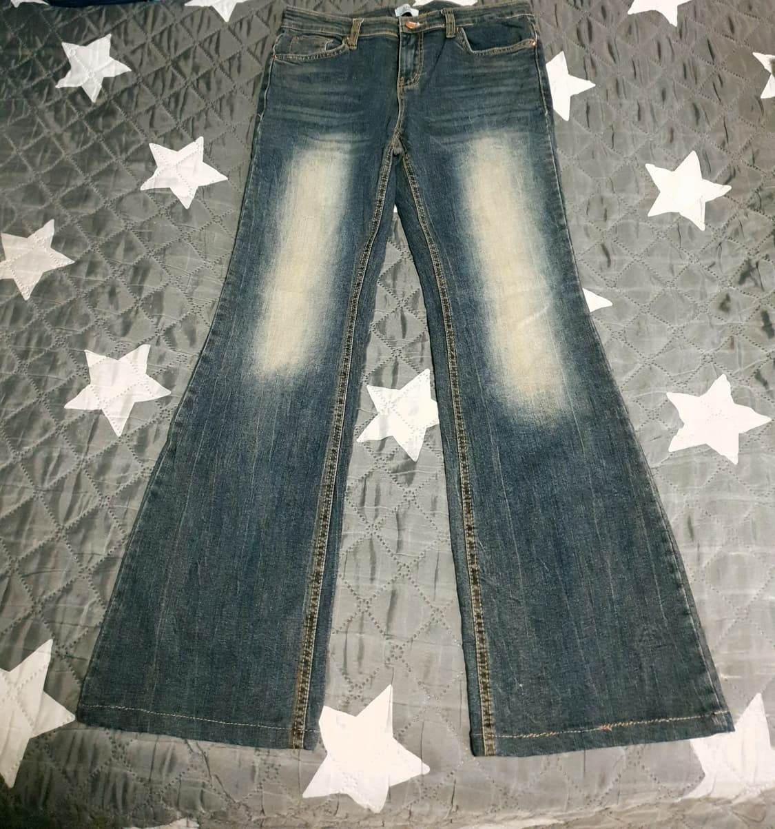 JJIM 빈티지워싱 로우라이즈 부츠컷 스판 데님팬츠 (M) 4종류 상품이미지5