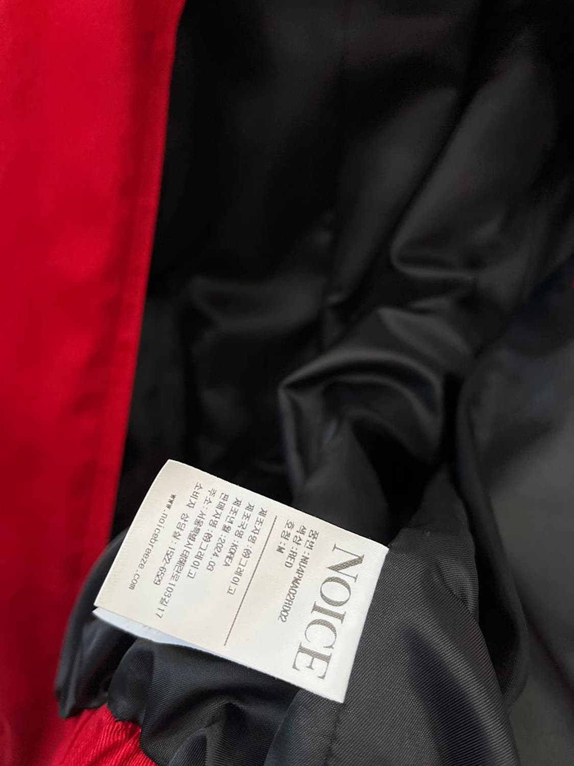 100) 노이스 레드 헤링턴자켓 상품이미지7