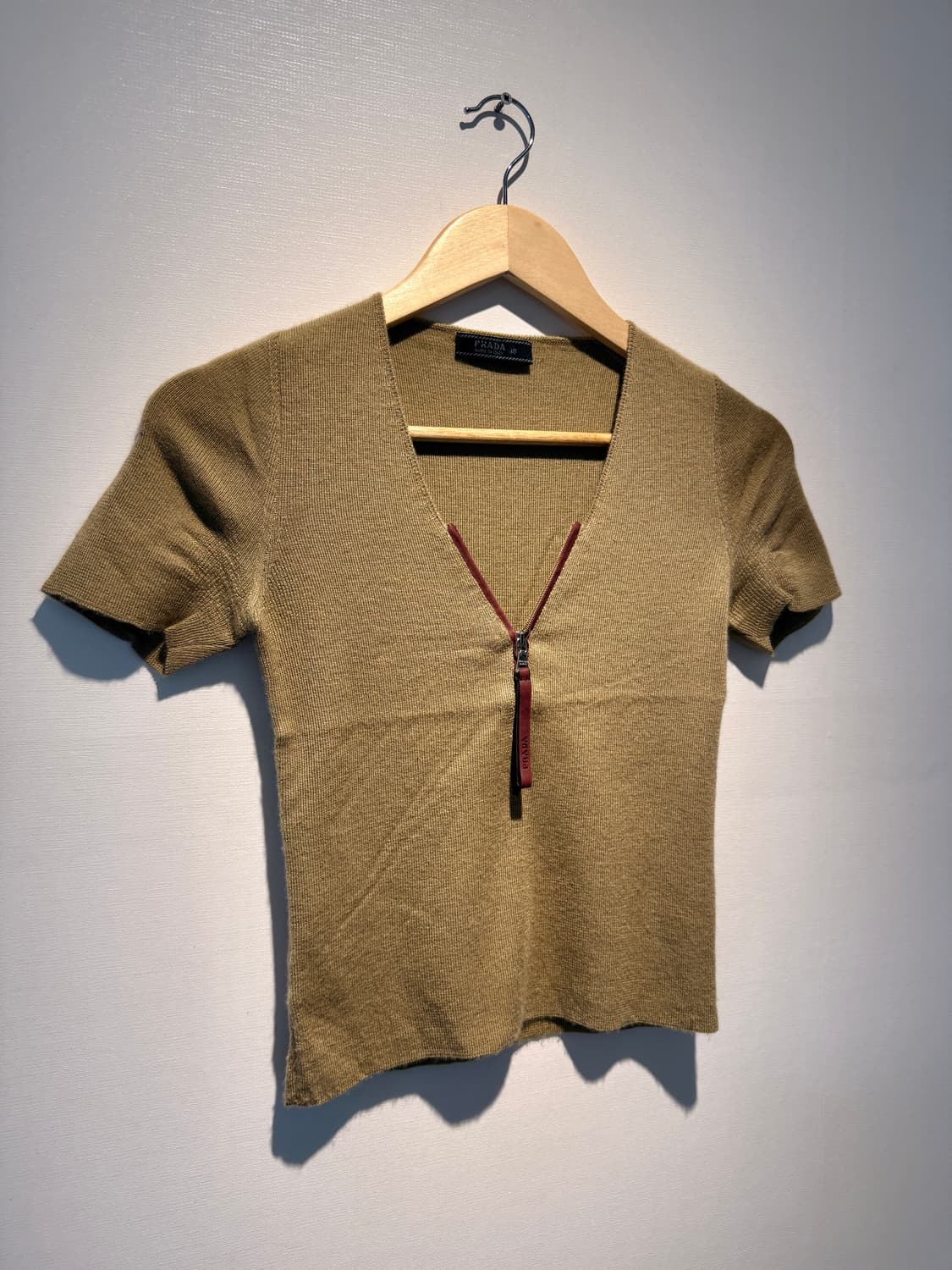 90s Cashmere-Silk Blend Zip-up Knit 상품이미지1