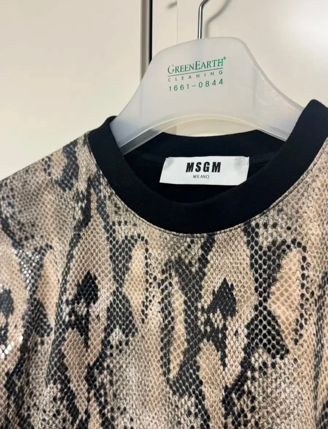 (택포) msgm 여성 맨투맨  XS(한국 S) 상품이미지4