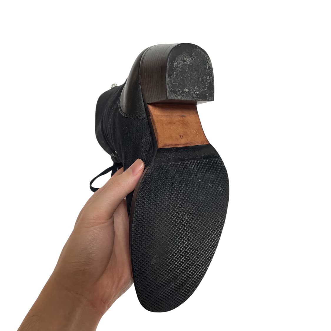 요지 야마모토 와이즈 레이스업 부츠 상품이미지7