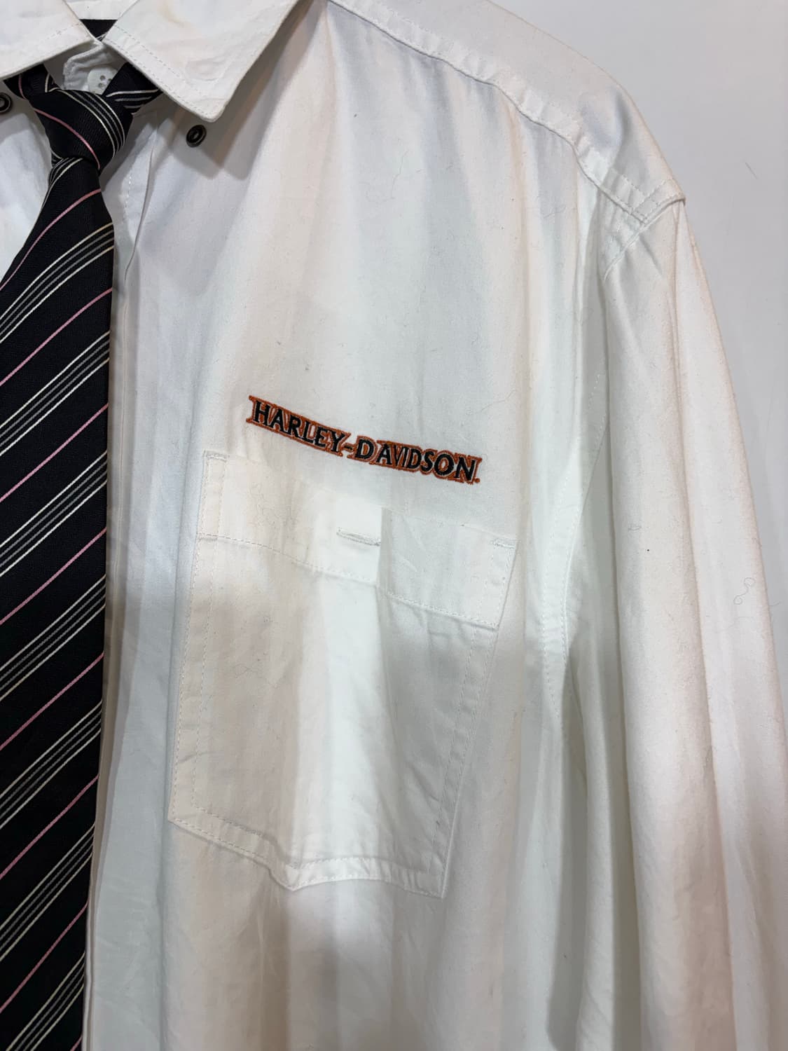 할리 데이비슨 화이트 셔츠 상품이미지7