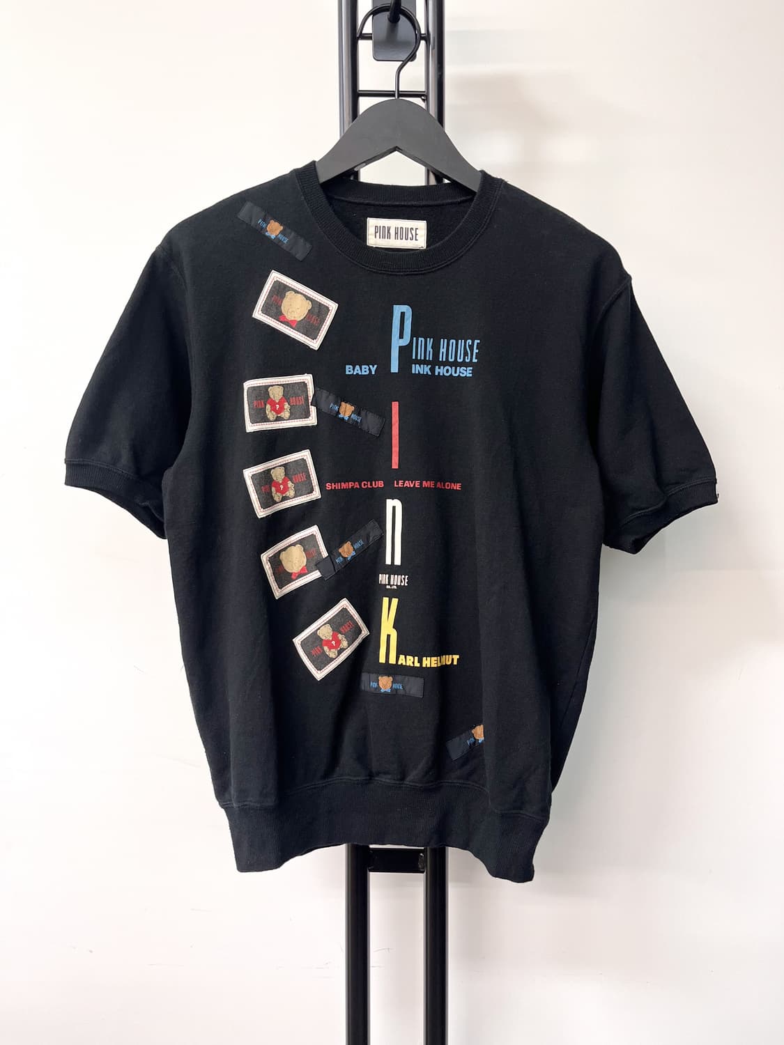 핑크하우스 쇼츠 슬리브 스웻셔츠 상품이미지1