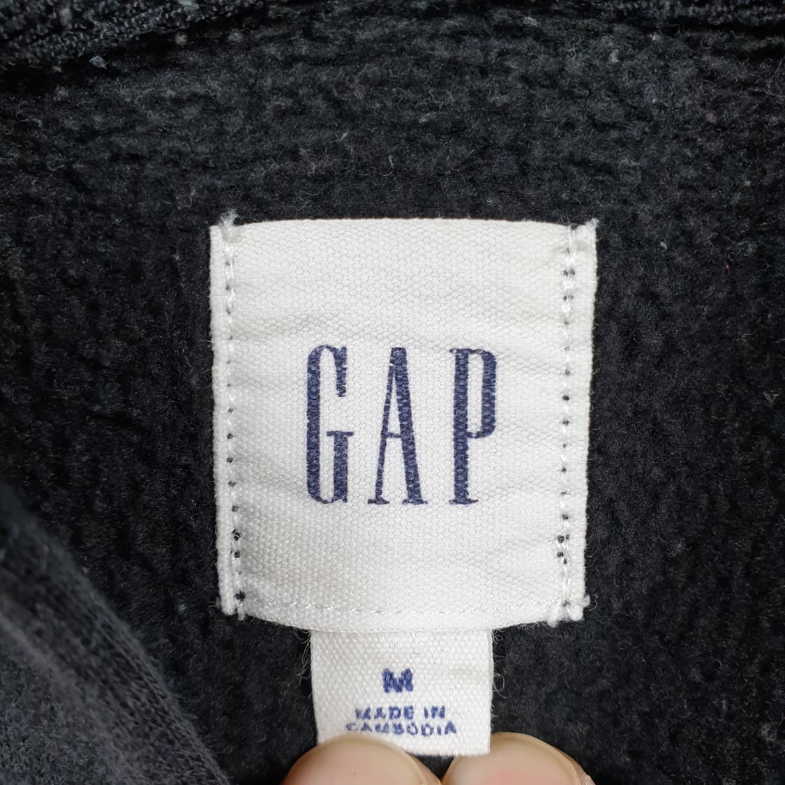 GAP 로고 후드 집업 상품이미지2