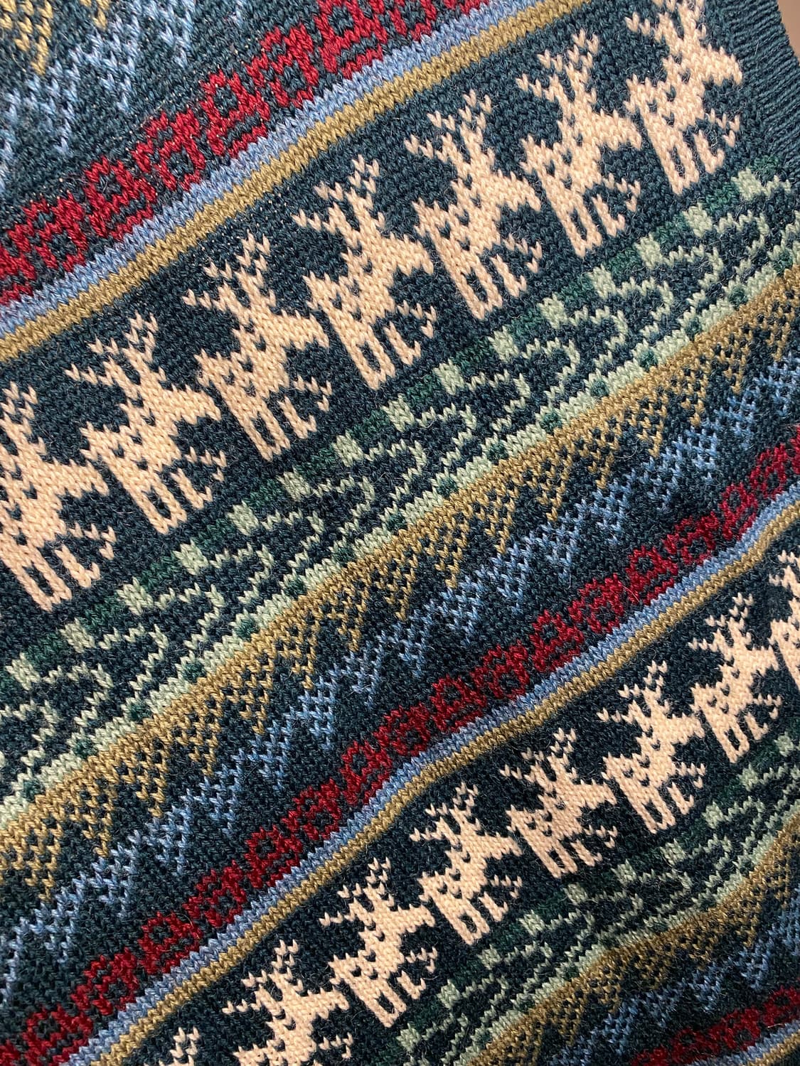 카리나 패턴 니트 조끼 상품이미지4