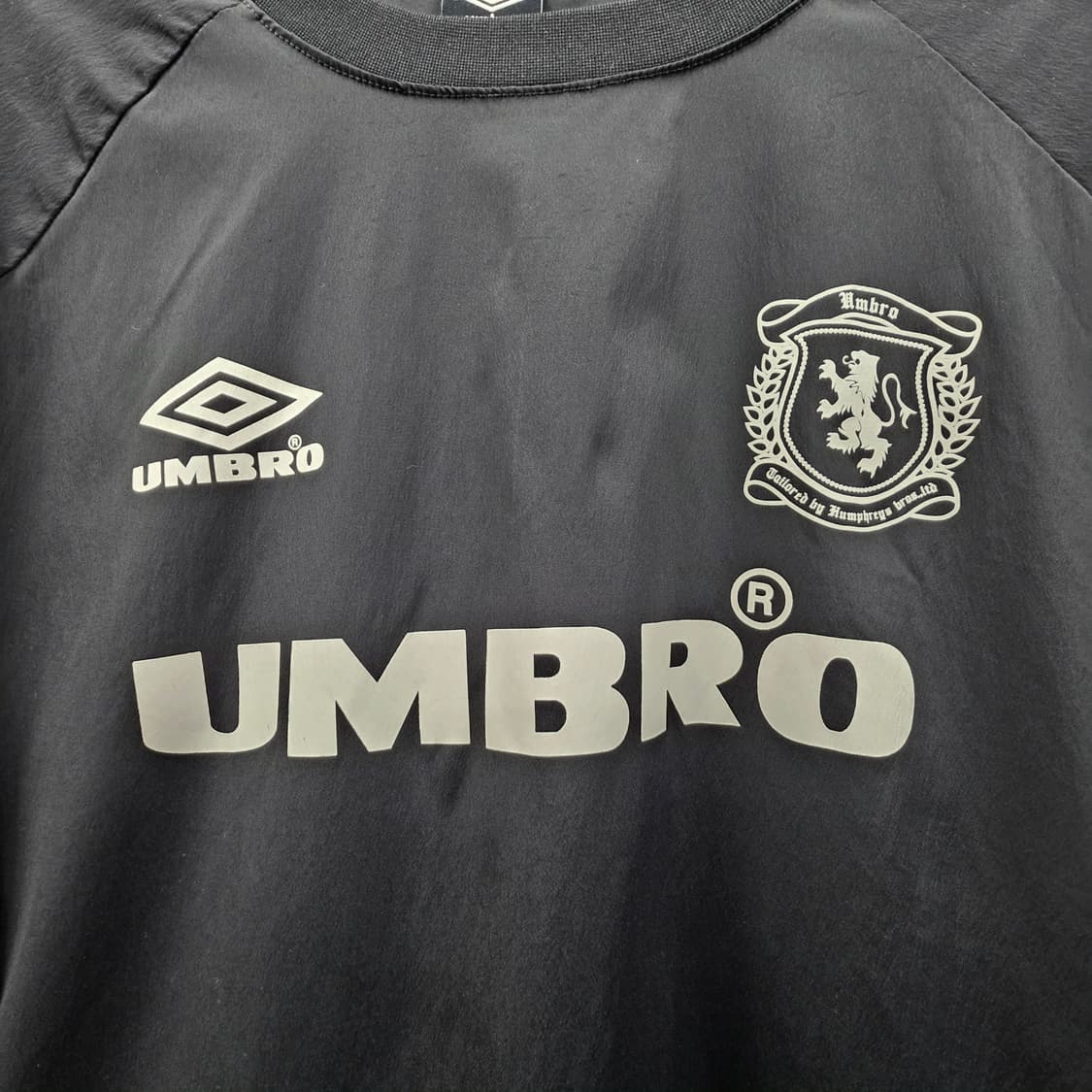 0188 엄브로 UK 헤리티지 우븐 피스테 블랙 110 상품이미지6