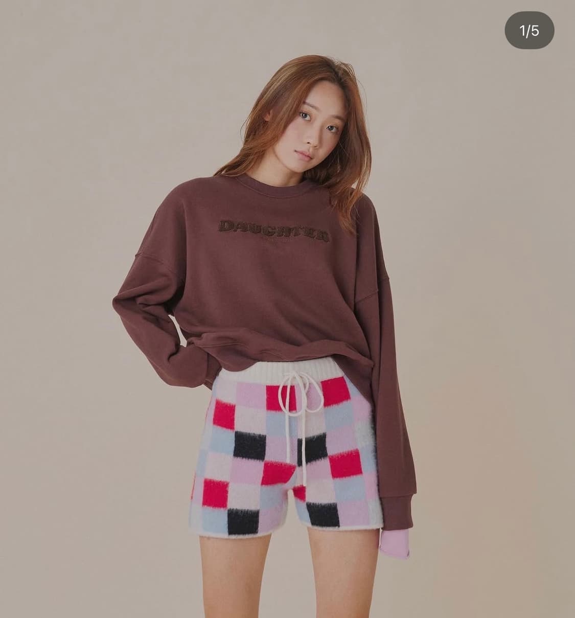 daughter 니트 반바지 울100% 상품이미지2