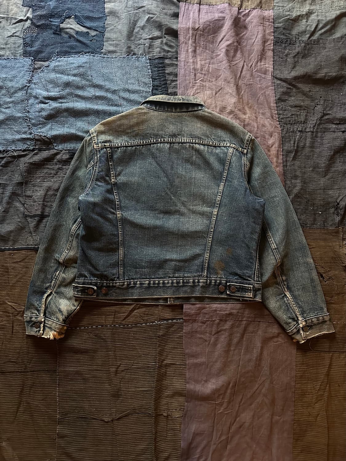 60s USA Levis 70505 Big E Denim Jacket 상품이미지8