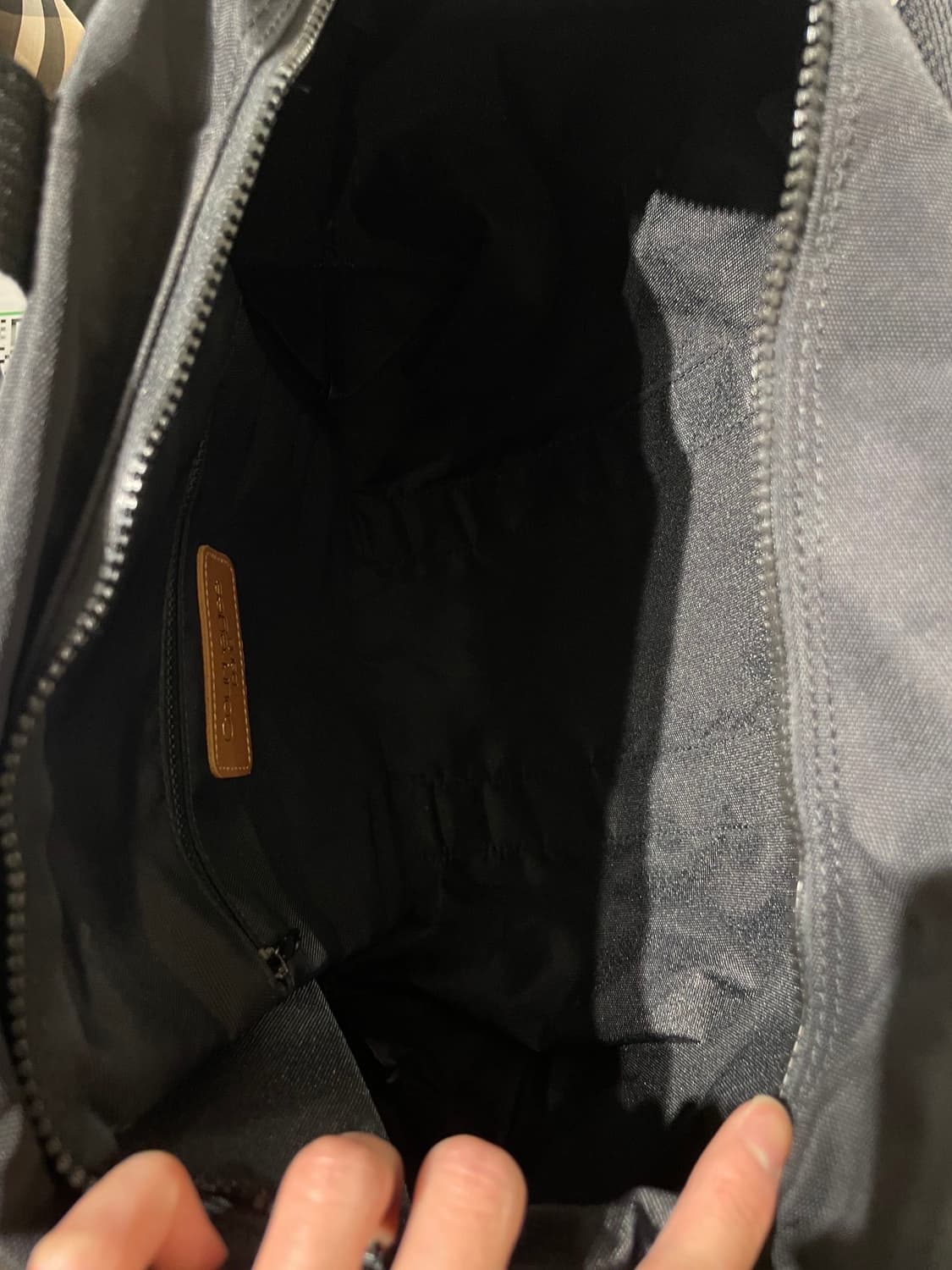 쿠레쥬 블랙 나일론 보스턴백 상품이미지9