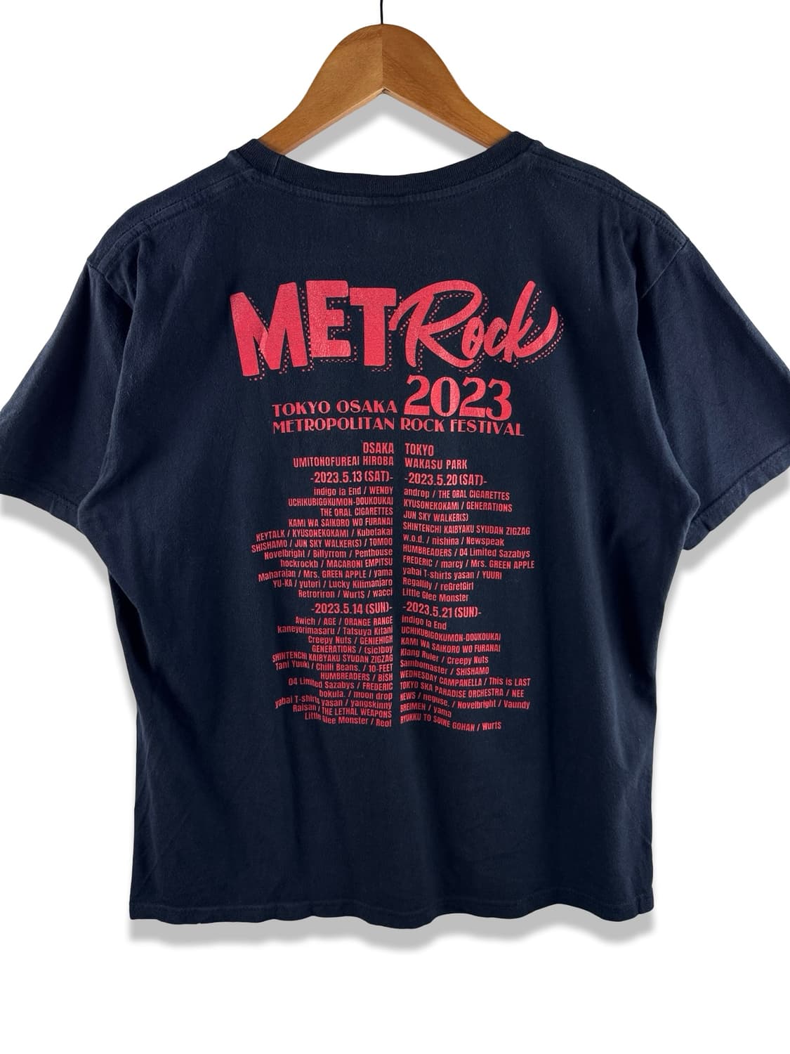 METROCK  2023 도쿄 오사카 밴드 티셔츠3339 상품이미지2